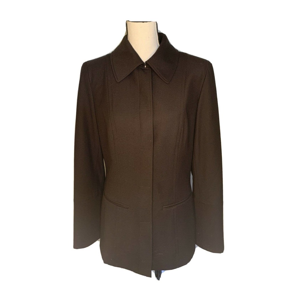 Etcetera Coat Brown Wool Blend